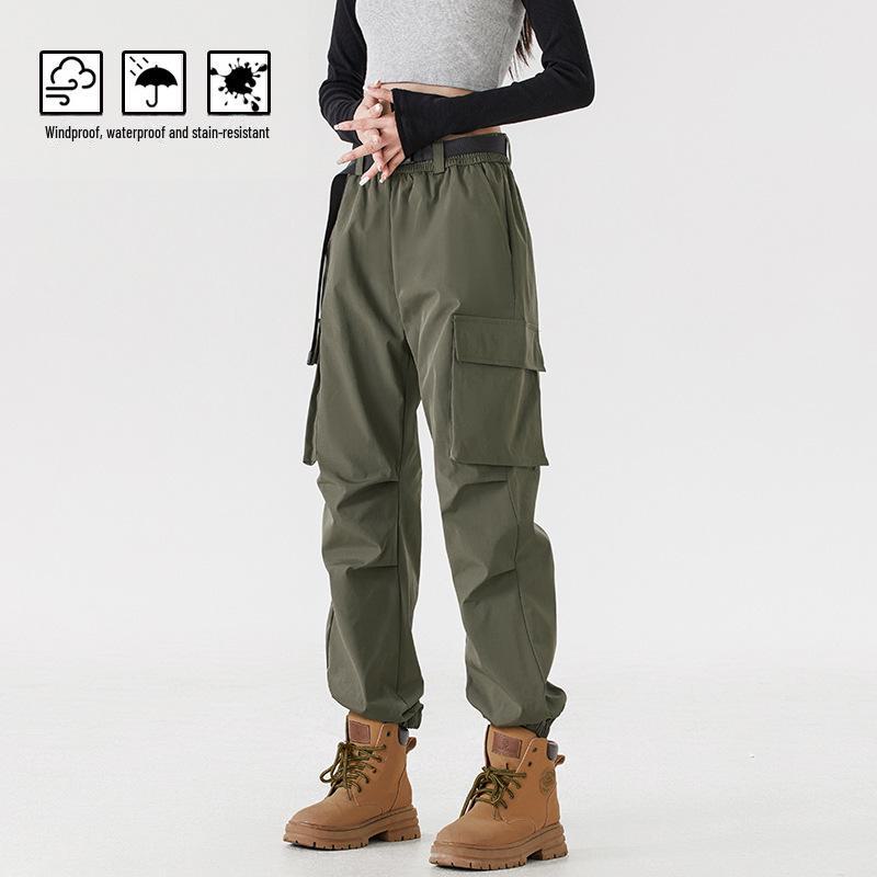 

Ветро- и водонепроницаемые уличные брюки софтшелл для мужчин и женщин - Осень/Зима, на флисовой подкладке, идеально подходят для пеших прогулок и досуга XL [150-170 lbs]