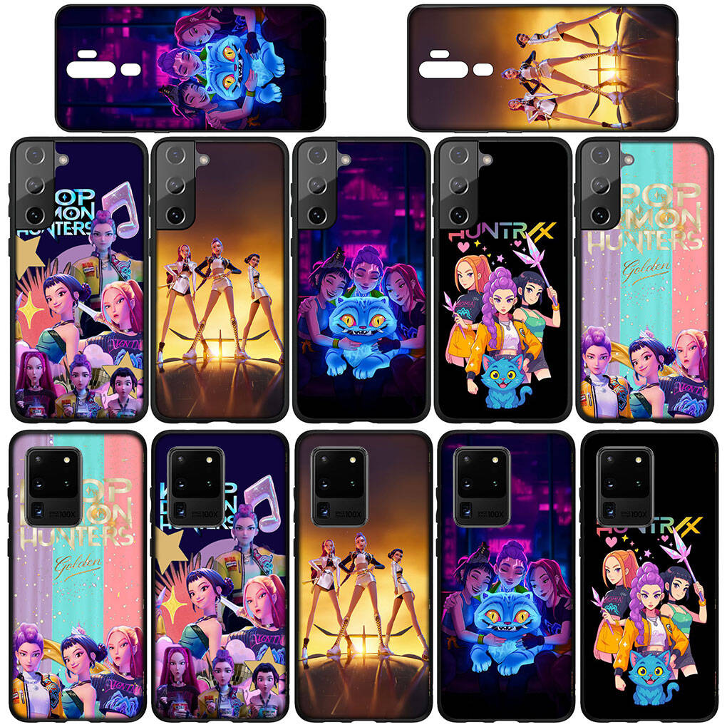 עבור Samsung Galaxy S25 S24 S23 S22 Ultra FE Plus A17 A37 A57 A56 A55 A06 A16 A15 A36 A26 A35 A05 A25 A54 A34 כיסוי Zoey KPop Rumi Demon Mira Hunters X