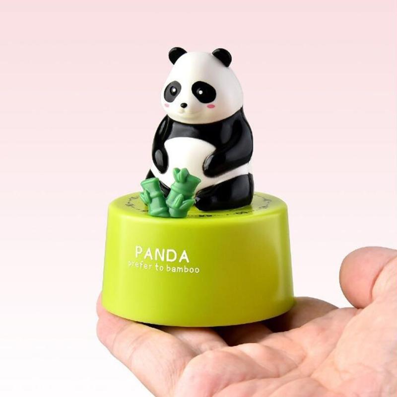 Household Kitchen Timer Cute Panda Cooking Baking Timers Mechanical Countdown Alarm Clock Time Management Tool Kitchen