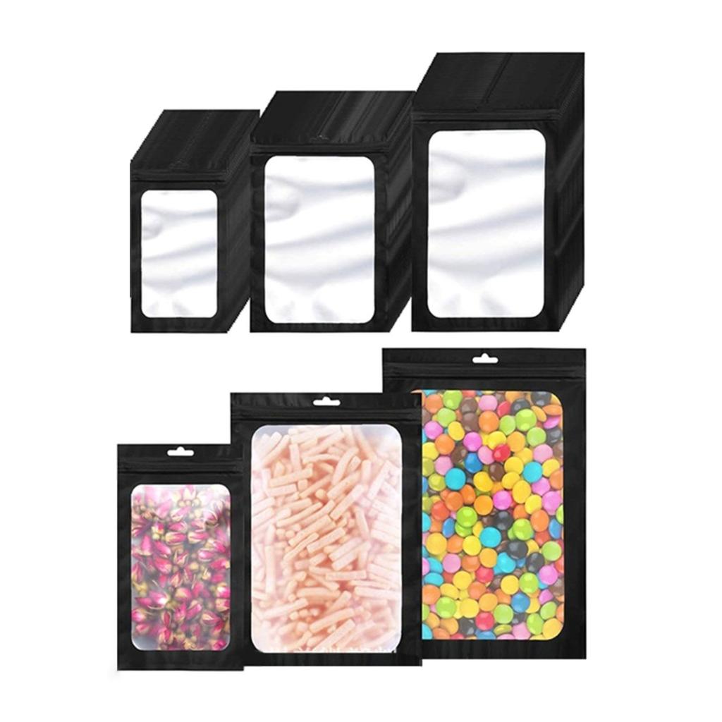 100Pcs Clear Plastic Sealable Bags for Jewelry Moisture Resistant Storage Solution Small Item Organization Pouches