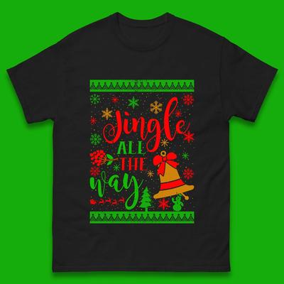 Kerst Jingle Heren T-shirt Dames Tops T-shirts