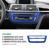 Interior Interior Sticker for 3GT F30 F32 F33 F34 325i 3 4 Series 13-18 Center Console CD Panel Interior Panel