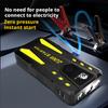 6000A Peak 12V Car Jump Starter, Large Capacity Emergency Power Bank with LED Light, Battery Booster Pack for Vehicl Rescue Tool