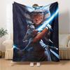Star Wars Blanket Soft Cozy Great for Office Chair Bed Chair for All Occasions Digital Print Birthday Christmas Gift Blanket