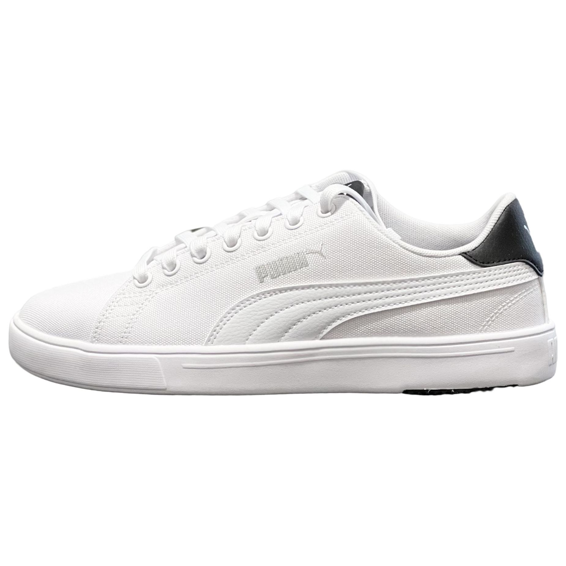 

Puma Serve Pro Lite CV Comfortable Simple Durable Lightweight Low-Top Skate Shoes Unisex Sneakers White Black 375753-01 36