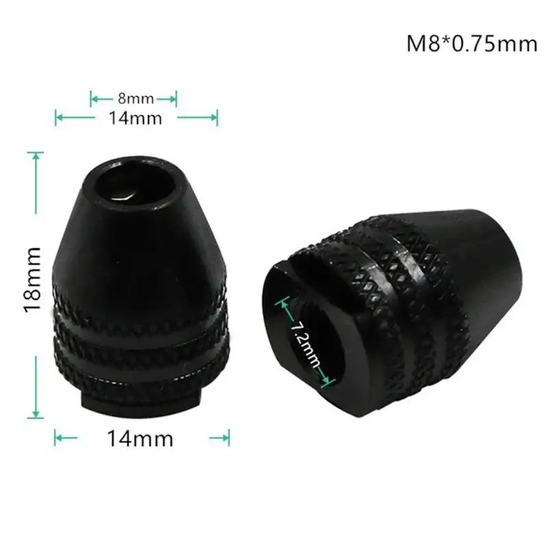 0.3-3.2mm Mini Multi Keyless Drill Chuck M7 M8X0.75 Quick Change Three-Jaw Drill Chuck for Rotary Tools Mini Drill for Dremel