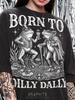 Born To Dilly Dally Frogs Toad Amphibian Comfort Colors® Tshirt, Gothic Dark Art Meme Humor Wildlife Nature Vintage Bootleg Retro Tee
