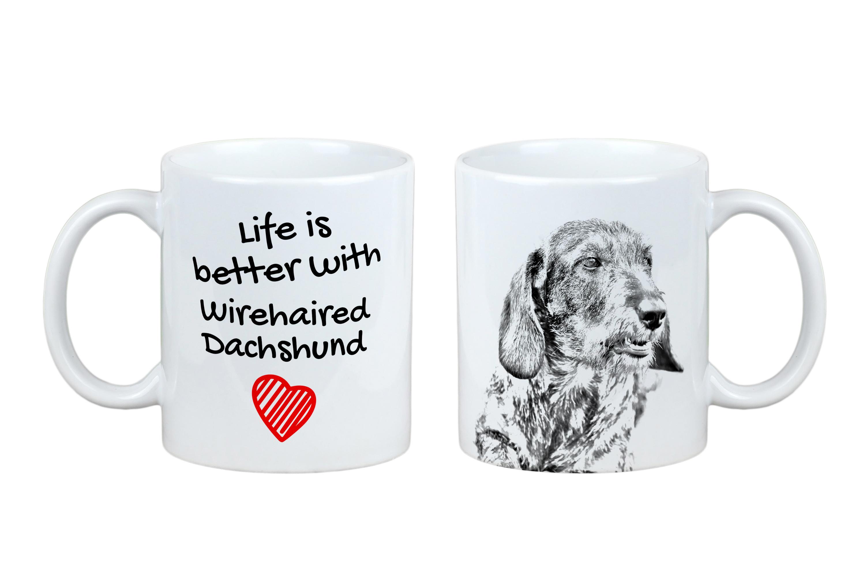 Dachshund - cup with a dog, cup with a photo, personalized gift from the Art-Dog brand