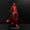 Cartoon-Ritterfigur mit rundem Sockel PVC Langschwert Roter Dunkler Ritter Modell Figur Schreibtischdekoration Ornament Sammlerstück Geschenk