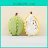 Durian Plush Keychain With Pp Cotton Filling Soft Short Fur For Bag Decor Gift