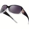 Fashion Glasses for Women Polarized Protection Wrap Around Glasses Trendy Butterfly Decor Fashion Accessories