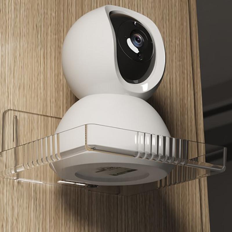 Wall Mount Floating Stand Shelf For Security Camera Mini Speaker Storage Stand