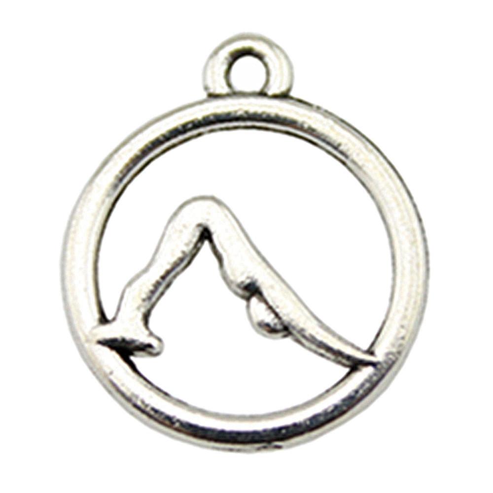 Om Lotus Charms Sports Pendants For Spiritual Yoga Themed Jewelry