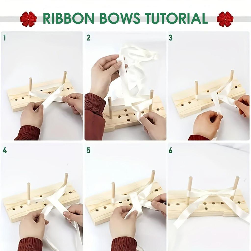 DIY Ribbon Bows Making Tools Lightweight Portable Removable Maker Tool Suitable for Family Holiday Xmas Party