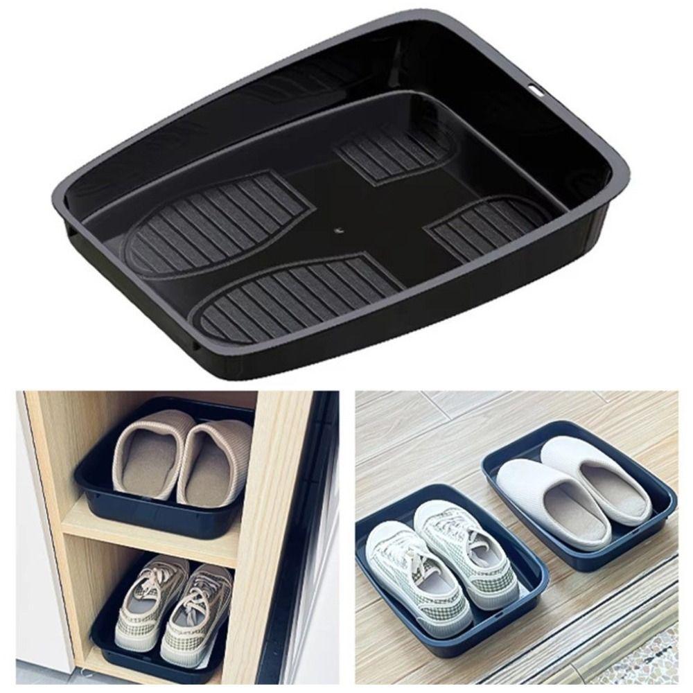 Wiederverwendbare Auto-Schuhaufbewahrungsschale Schmutzabweisende Schuhaufbewahrungsbox Behälterbox unter dem Sitz Bagger