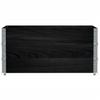 Planting Box Black 120x80 Cm Solid Pine Wood