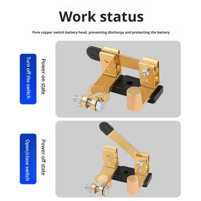 12V 24V Energy Power Shutoff Tool for 15-17mm Negative Terminal Car Marine Power Battery Disconnect Switches