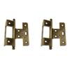 Concealed Triple Fold Hinges Easy Installation Corrosion Resistant Wooden Door Hinges For Foldable Tables Wardrobes