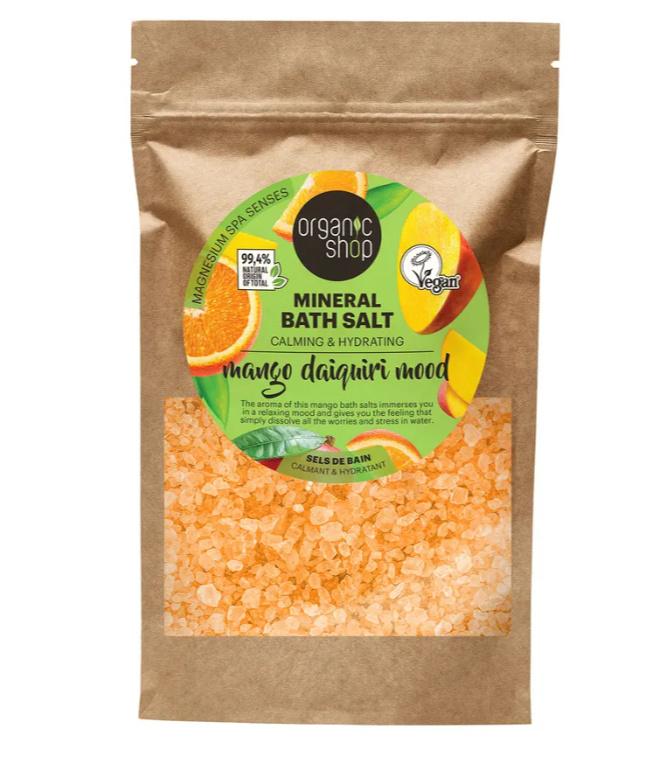 Organik shop mango daiquiri mood mineralna sól do kąpieli 500g