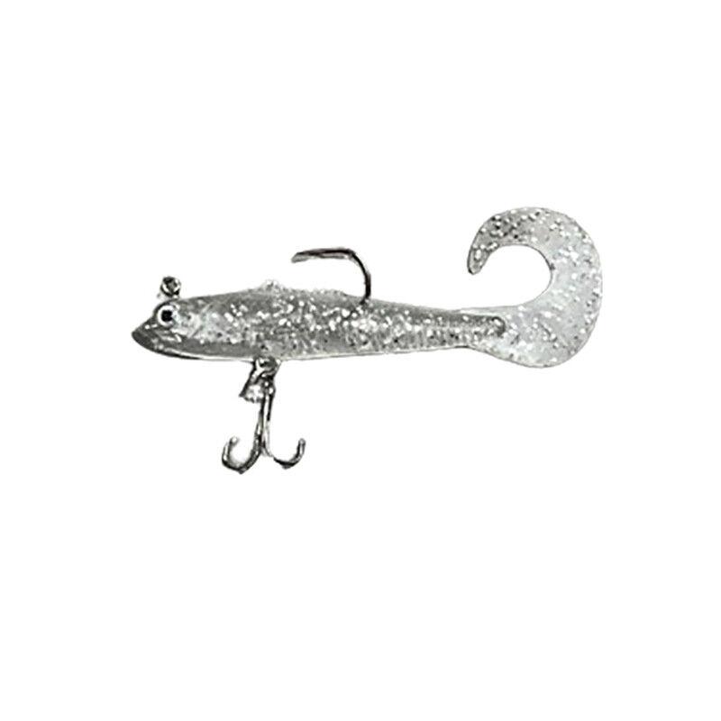 Weiche Köder Angelköder Paddel Schwanz Jig Kopf Angelgerät Waren für Wolfsbarsch