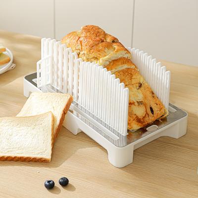 1 ks Kráječ na toust 34x19,3x14cm Nastavitelná šířka Kráječ na toust Vodítko pro krájení chleba pro domácí chléb Kuchyňské pečicí doplňky
