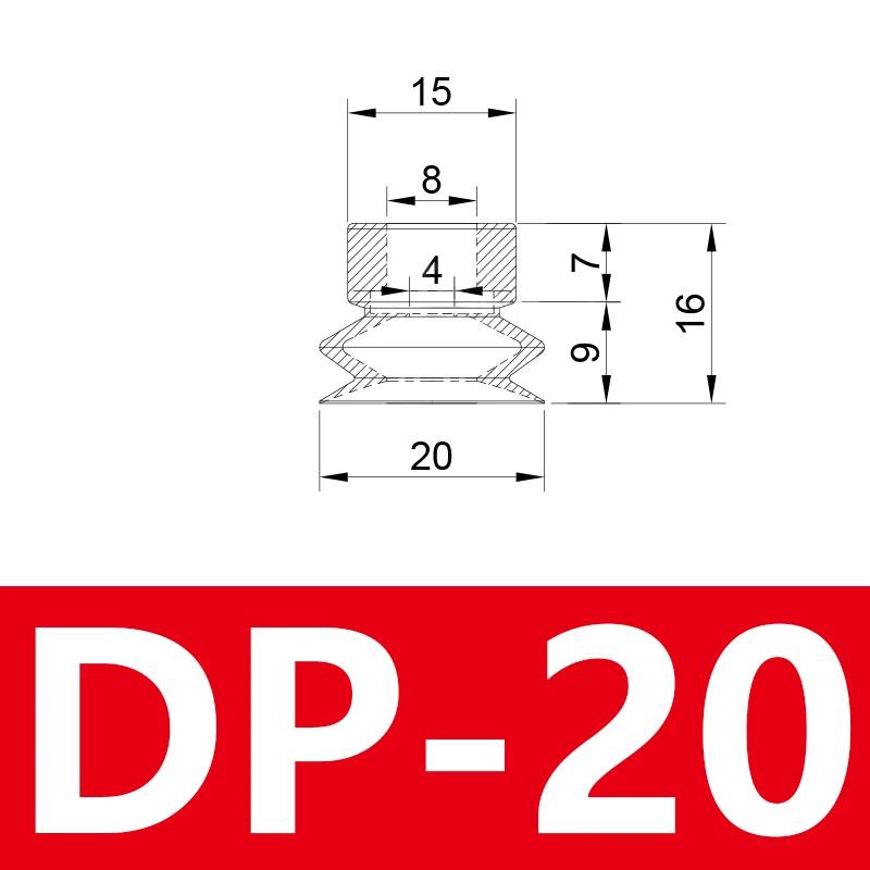 10 Stück/Los Saugfuß für Saugroboter Doppellagig DP-6 DP-8 DP-10 DP-12 DP-15 DP-18 DP-20 DP-25 DP-30 DP-35 DP-40