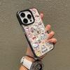 Japanese and Korean Ins Fun Cartoon Hello Kitty Mobile Phone Case Apple 14 for iPhone16 Cute White Frame Mobile Phone Case