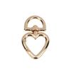 30 Pcs Heart Swivel Buckles Trigger Spring Keyring Buckle Clasps Hooks Durable