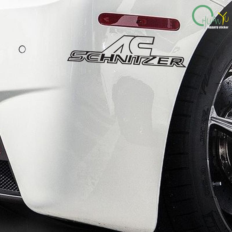 Auto Styling Auto Vinyl Aufkleber AC Schnitzer Fenster Auto Karosserie PVC Schnitzerei Aufkleber für X1 X3 X5 X6 3er 5er 7er Serie