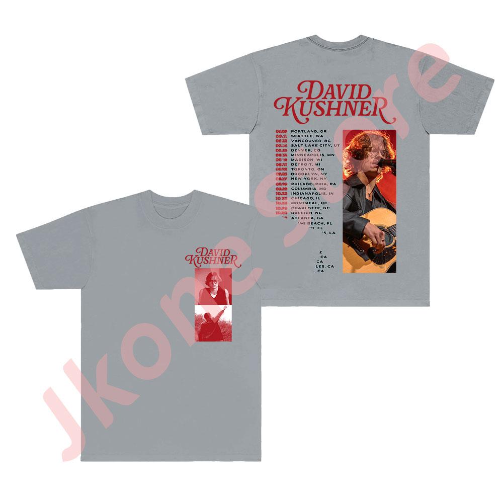 David Kushner Tour Merch Tshirts Summer Women Unisex Fashion Casual Crewneck Short Sleeve Tee Streetwear S