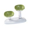 Elevated Cat Bowl Adjustable Height and Angle Cat Water Bowl Pet Feeding Bowl Pet Food Bowl for Cats Kitten Small Dogs Kitty