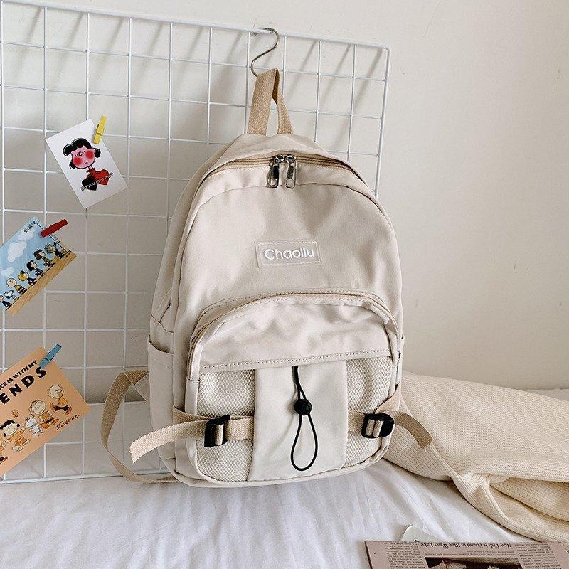 Schoolbag1011 new schoolbag female Korean version high school ins style college student backpack fashion Hong Kong style junior high school student