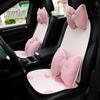 Ergonomic Neck Pillow Breathable Ice Silk Pillow Cute Car Headrest Pillow  Auto
