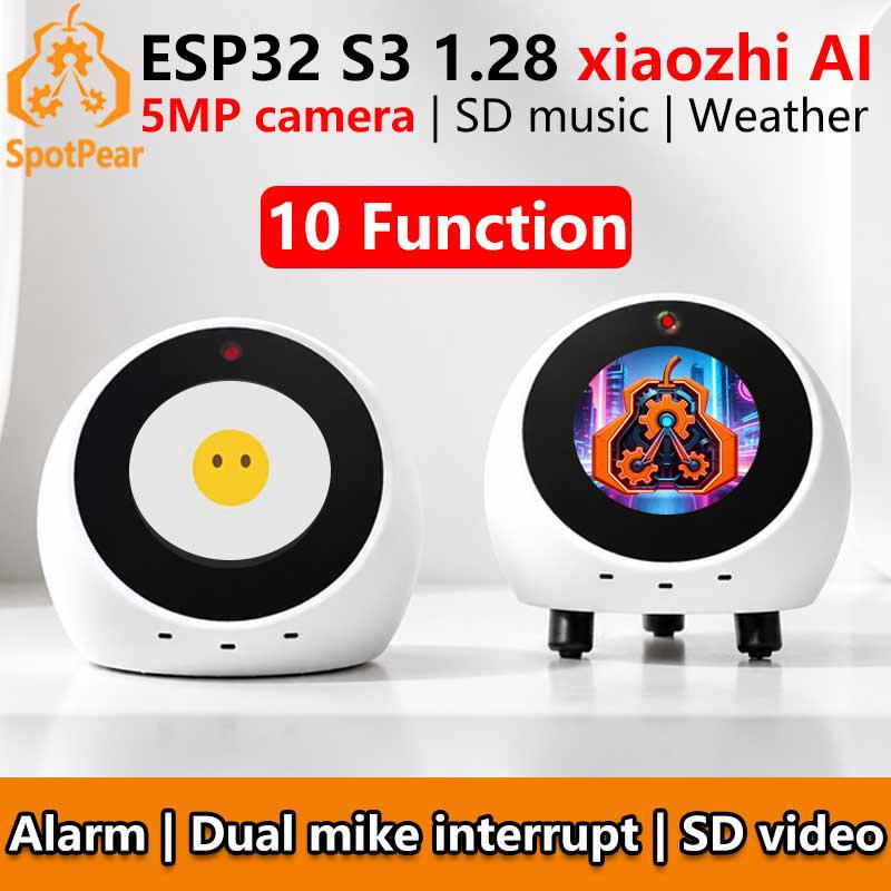 ESP32-S3 For Xiaozhi AI Camera 1.28inch LCD Dual MIC Development Board Display 1.28 inch Voice Interruption Object Recognition