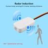 1 Piece Intelligent Human Body Sensor Dc5V 12V Radar Pir Induction Switch Indoor Automatic On/Off Switch