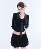 Akeumeseodeu Layered Tie Shirt (Black)