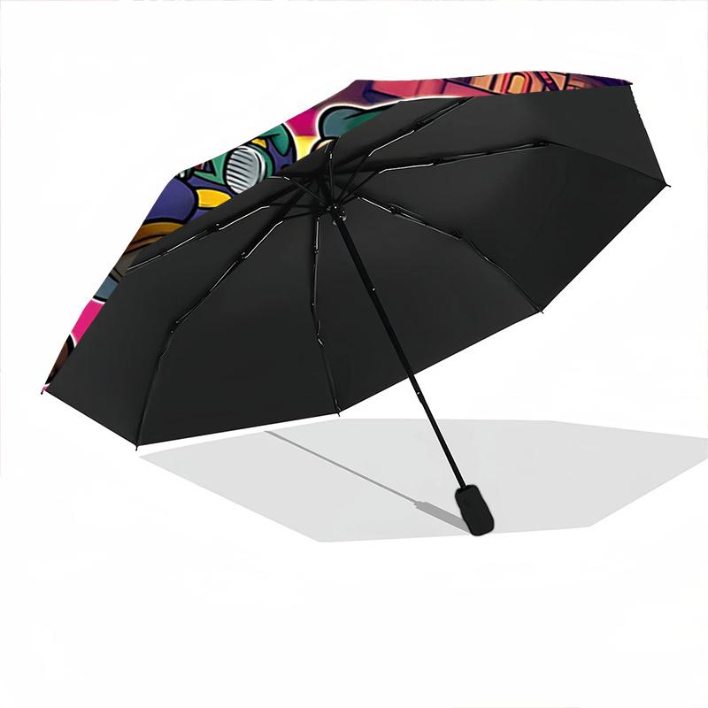 1pc Adventures in Space and Time Super Mario Galaxy Fashion Automatic Open/CloseCartoon Umbrella, Portable Compact Umbrella for Men & Women J001