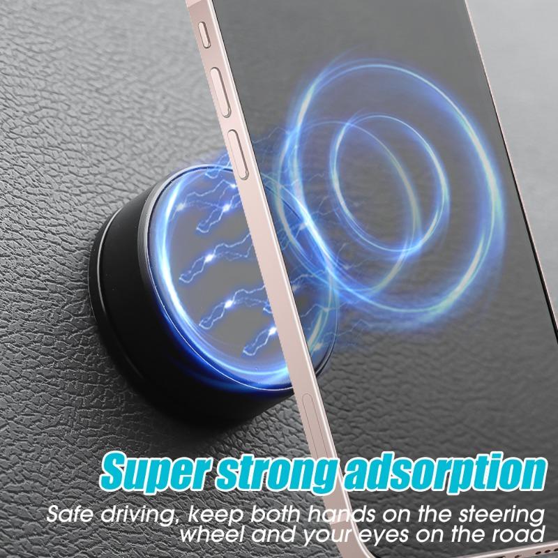 2pcs Car Magnetic Phone Holder Universal Zero Gravity Car Steering Wheel Phone GPS Navigation Stand for iPhone Samsung Xiaomi