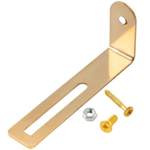 Musiclily Basic Steel Les Paul Pickguard Bracket for LP Electric Guitars, Gold