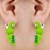 Cute Animal Female for Creative Handmade Earrings  Clay Dinosaur Rabbit for Cat Earrings Party Jewelry for Women