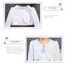 2020 Children's Lace Pearl Shawl Waistcoat, Long Sleeve Princess Jacket for Girls