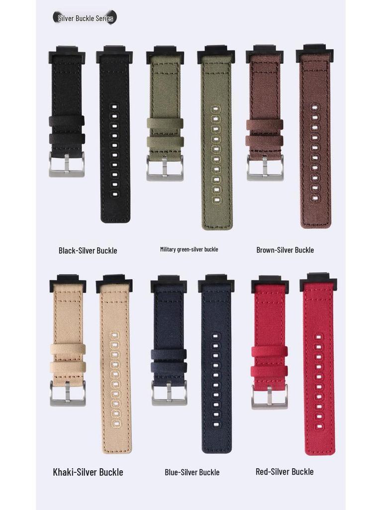 Curea de ceas 61S din pânză de bumbac pur pentru CASIO G-SHOCK GA110/100DW-5600