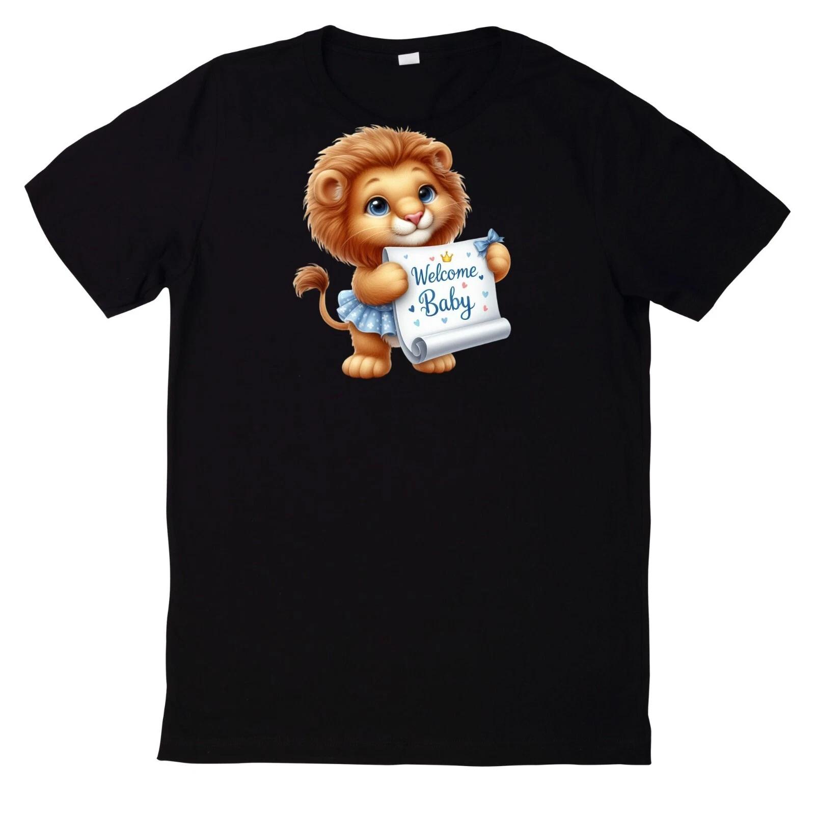 T-Shirt Willkommen Baby Lustiges Motiv Babyparty Baumwolle S