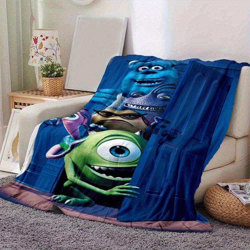 1pc Monsters, Inc Printing Blanket - Soft, All-Season Throw for Living Room, Bedroom,Personalized Gift with Adorable Cartoon Design