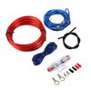 Fuse Holder Power Cable 2000W RCA Power Cable Fuse Kit 8GA Amplifier Installation Wires Car Subwoofer Cable for Car Modification