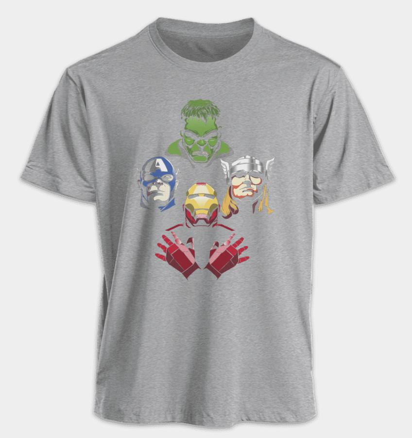 The Avengers Herren- und Damen-T-Shirts Iron ManCaptain America Thor Hulk Sommer Amerika Frühling und Herbst Kurze Ärmel