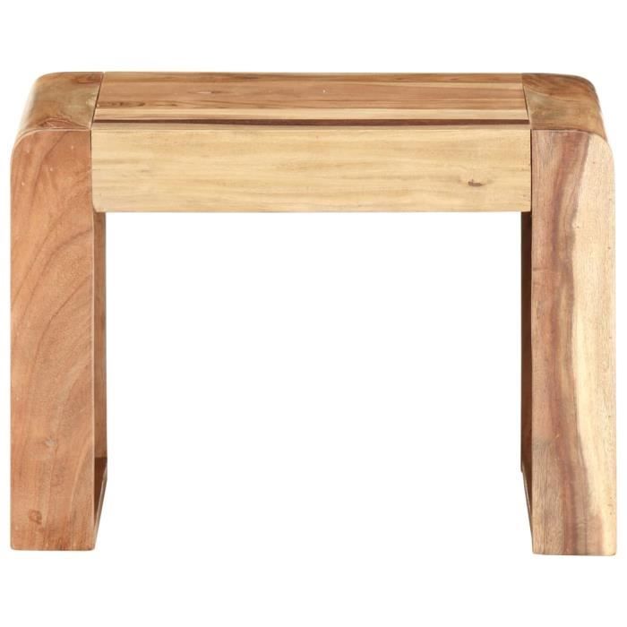 VidaXL Table d'appoint 43x40x30 cm Bois d'acacia massif