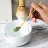 Tea ceremony set including a spouted matcha a tea whisk a tea whisk and a tea bowl, (100 prisms), stand, scoop.