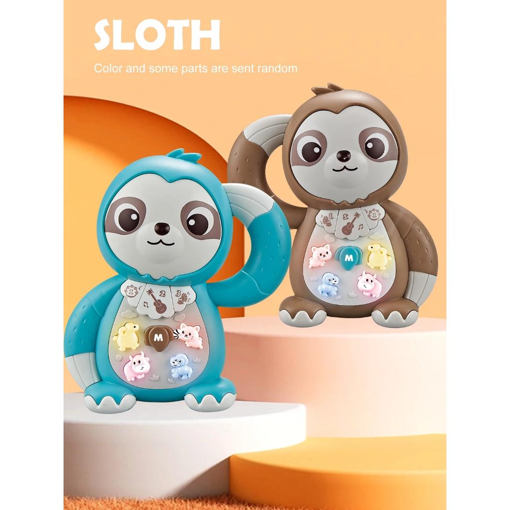 Cartoon Animal Electronic Keyboard, Lighting Music Piano Multi-mode Sound Effect Switching, Puzzle Early Education Toys for 3+