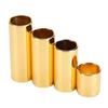 4PCS Metal Guitar String Slide Golden Color Metal Slide Guitar Bass Slide  For Electric Guitar